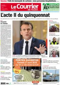 Le Courrier de l'Ouest Saumur – 26 avril 2019