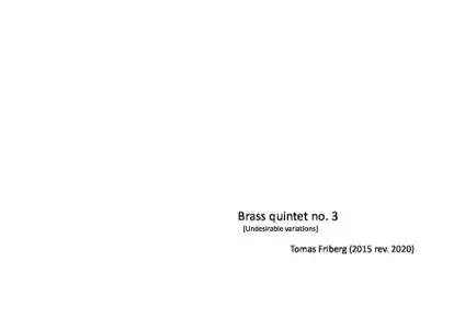Brass quintet no. 3