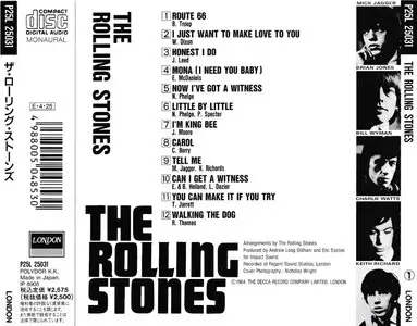 The Rolling Stones - The Rolling Stones (1964) [1989, Polydor P25L 25031, Japan]