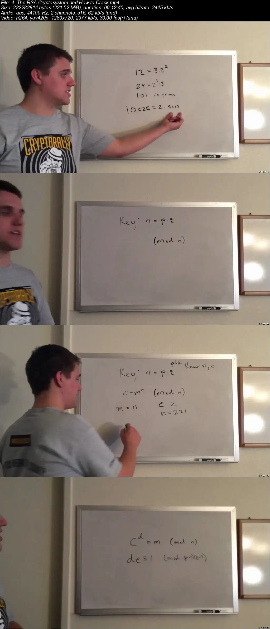 Mathematical Cryptography - Crack The Code (Updated)