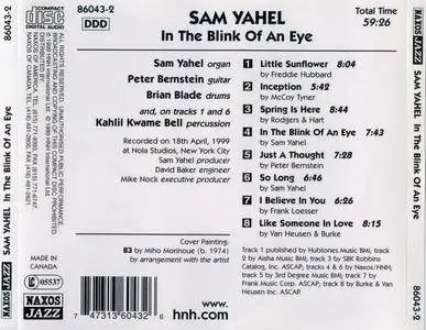 Sam Yahel - In The Blink Of An Eye (1999) {Naxos Jazz 86043-2}