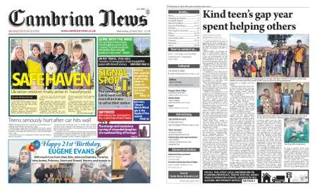 Cambrian News Arfon & Dwyfor – 21 April 2022