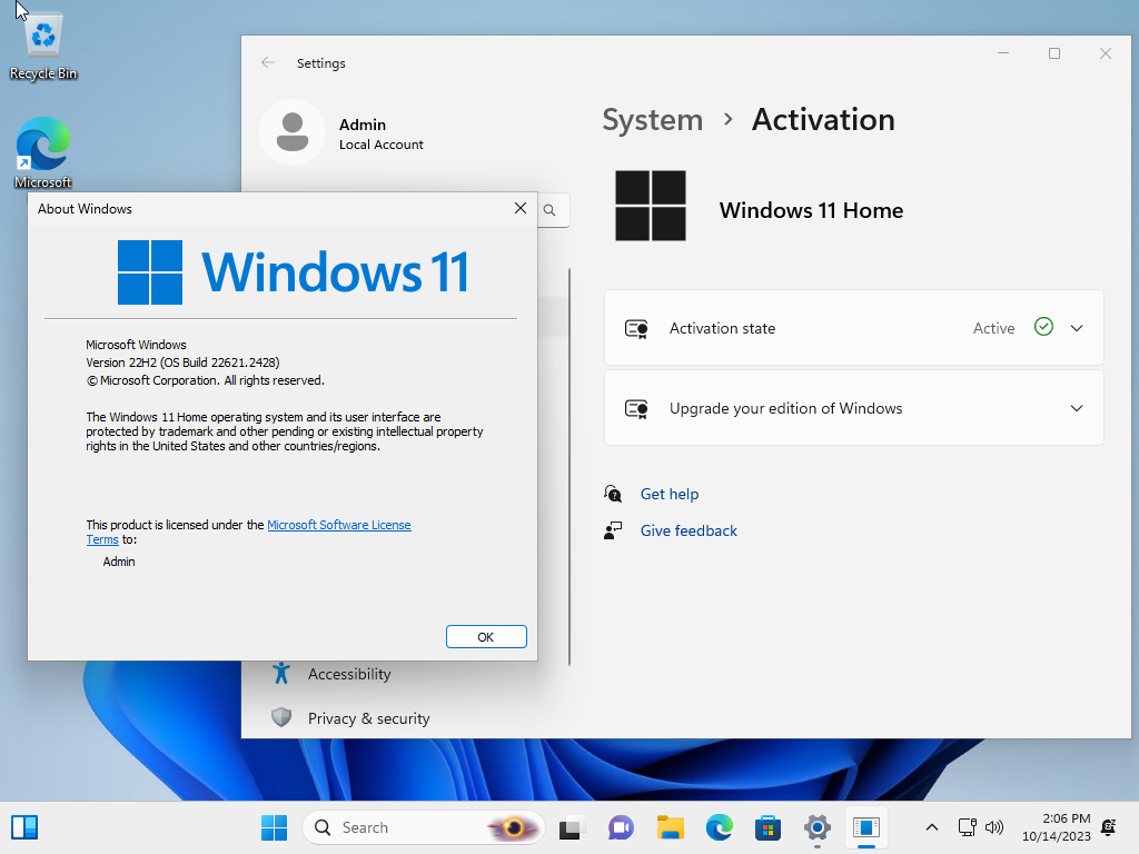 Windows 11 AIO 16in1 22H2 Build 22621.2428 (No TPM Required) Preactivated Multilingual October 2023