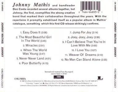 Johnny Mathis - Johnny (1963) [1996, Remastered Reissue] {40th Anniversary Edition}