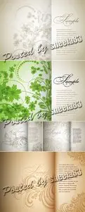 Abstract Floral Backgrounds Vector 3