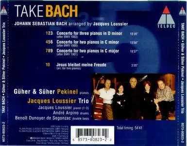 Jacques Loussier Trio, Güher & Süher Pekinel - Take Bach (2000)
