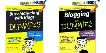 Two Blog For Dummies Books