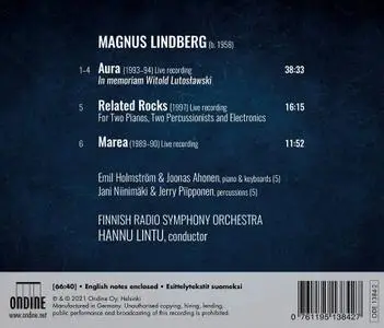 Hannu Lintu, Finnish Radio Symphony Orchestra - Magnus Lindberg - Aura; Marea; Related Rocks (2021)