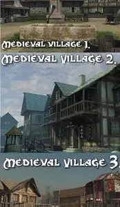3D Models - Dexsoft - Medieval Village 1-3