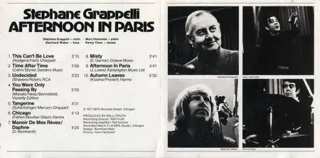 Stephane Grappelli - Afternoon In Paris (1971) {MPS 821 865-2 rel 1991}