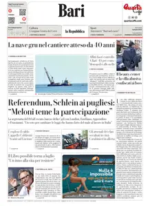 la Repubblica Bari - 4 Giugno 2025
