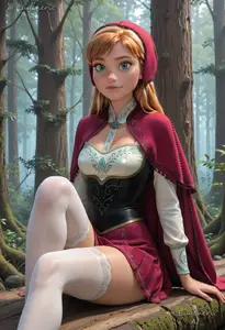 Princess Anna B, Frozen (AI Generated)