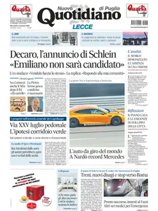 Quotidiano di Puglia Lecce - 3 Settembre 2025