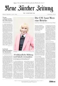 Neue Zuercher Zeitung - 12 August 2025