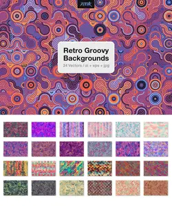 EE - Retro Groovy Vector Backgrounds CBQDK5E