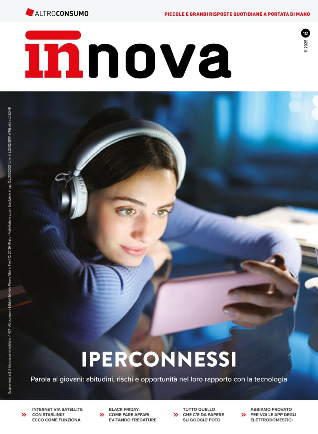 Altroconsumo Innova N.112 - Novembre 2025