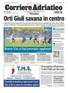 Corriere Adriatico Pesaro - 22 Maggio 2025