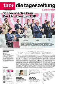 taz die tageszeitung  - 09 Oktober 2024