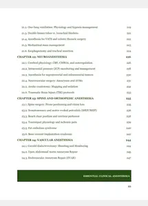 ESSENTIAL CLINICAL ANESTHESIA