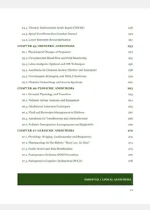 ESSENTIAL CLINICAL ANESTHESIA