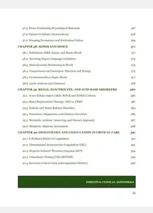 ESSENTIAL CLINICAL ANESTHESIA