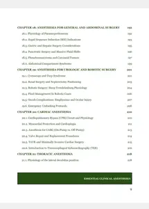 ESSENTIAL CLINICAL ANESTHESIA