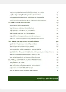 ESSENTIAL CLINICAL ANESTHESIA
