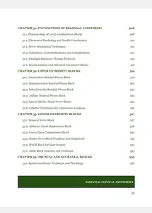 ESSENTIAL CLINICAL ANESTHESIA