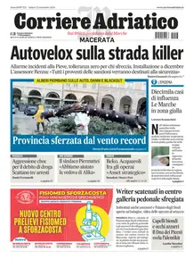 Corriere Adriatico Macerata - 23 Novembre 2024