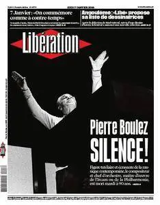 Liberation du Jeudi 7 Janvier 2016