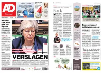 Algemeen Dagblad - Rivierenland – 16 januari 2019