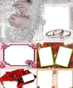 Wedding And Romantic Frames For Photos Part 11