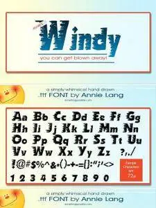 CM - Annie's Windy Font 1164436