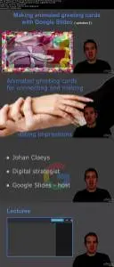 Creating an animated greeting card via Google Slides (2016)