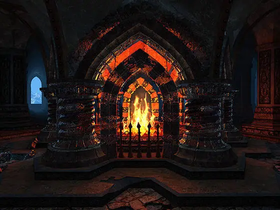 Crystal Fireplace 3D Screensaver 1.0.0.5