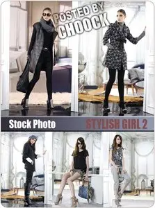 Stylish girl 2 - Stock Photo