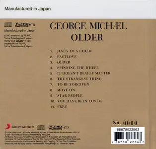 George Michael - Older (1996) [2014 Sony K2HD Mastering] Japan
