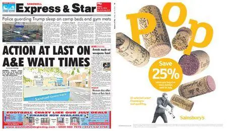 Express and Star Sandwell Edition – July 13, 2018