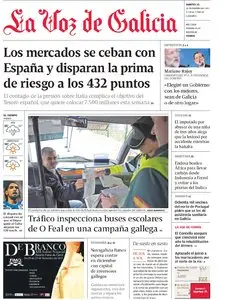 LA VOZ DE GALICIA 15 DE NOVIEMBRE DE 2011