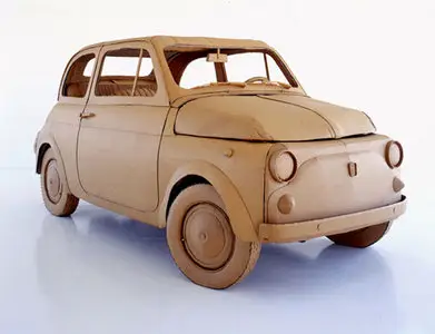 Sculptures made of cardboard by Chris Gilmour