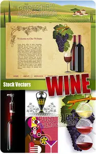 Wine - Stock Vectors