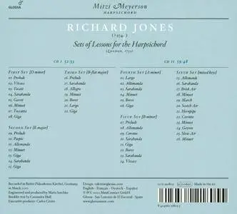 Mitzi Meyerson - Richard Jones: Setts of Lessons for the Harpsichord (2010)