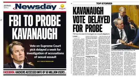 Newsday – September 29, 2018