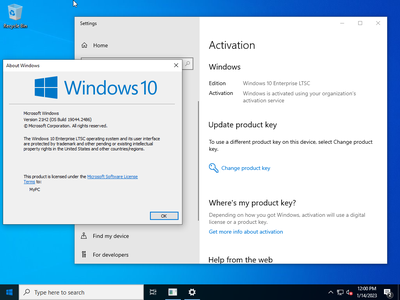 Windows 10 Enterprise LTSC 2021 21H2 Build 19044.2486 (x64) Preactivated Multilingual January 2023