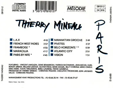 Thierry Mineau - Paris (1989)