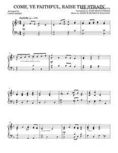 Come, Ye Faithful, Raise The Strain - Arthur Seymour Sullivan (Piano Solo)