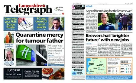 Lancashire Telegraph (Burnley, Pendle, Rossendale) – May 10, 2021