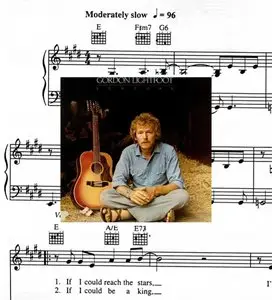 Gordon Lightfoot Sheet Music For Piano, Guitare, Lyrics