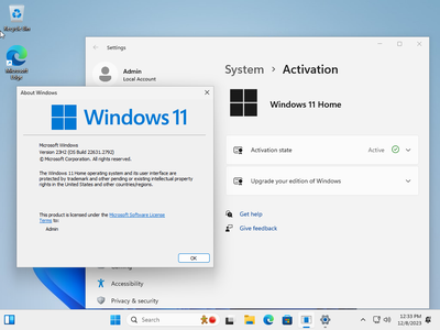 Windows 11 AIO 13in1 23H2 Build 22631.2792 (No TPM Required) Preactivated Multilingual December 2023