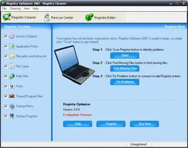 Registry Optimizer 2007 ver. 3.0